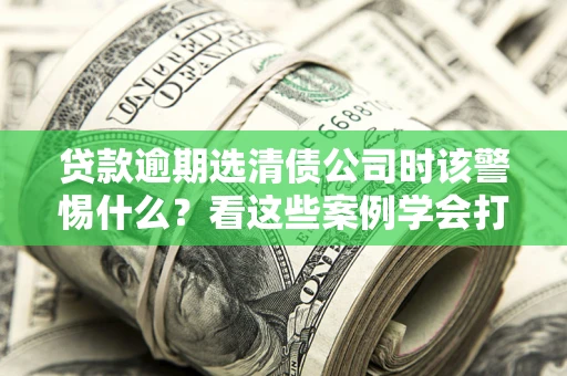 济南贷款逾期选清债公司时该警惕什么？看这些案例学会打翻身仗