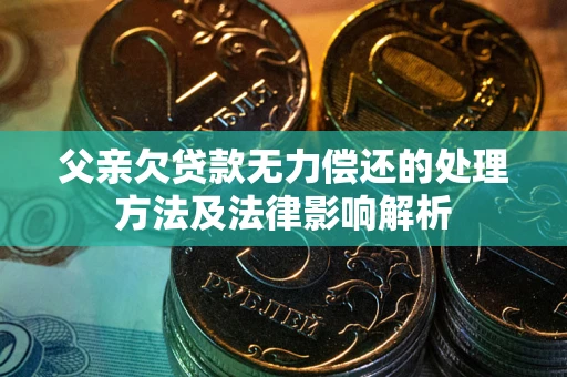 济南父亲欠贷款无力偿还的处理方法及法律影响解析