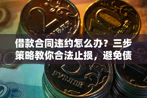 济南借款合同违约怎么办？三步策略教你合法止损，避免债务危机升级