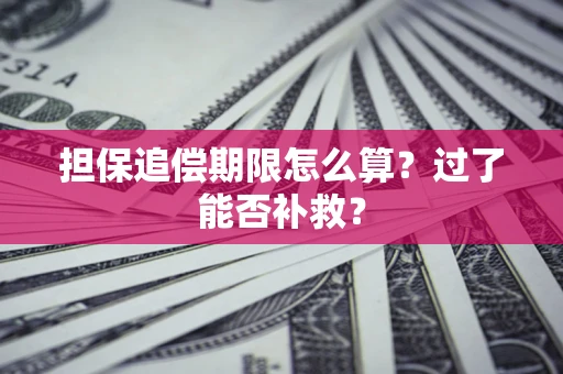 济南担保追偿期限怎么算？过了能否补救？